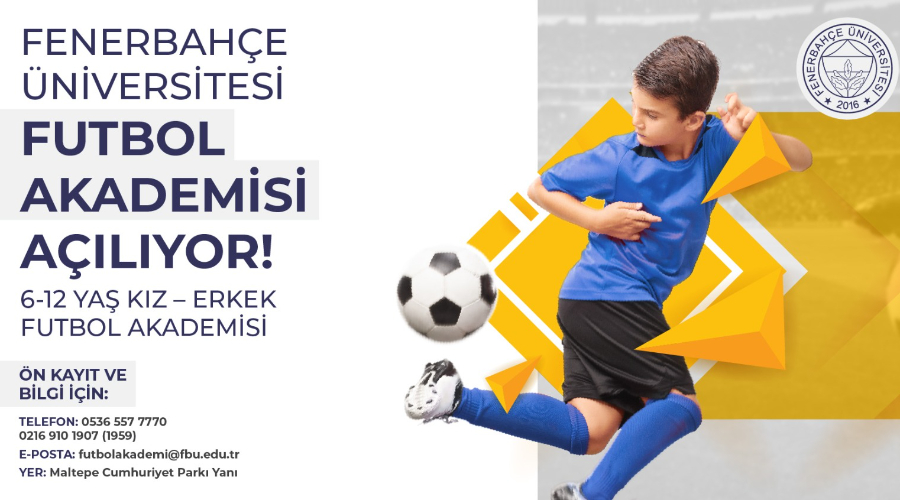 Fenerbahçe Üniversitesi Futbol Akademisi açılıyor!